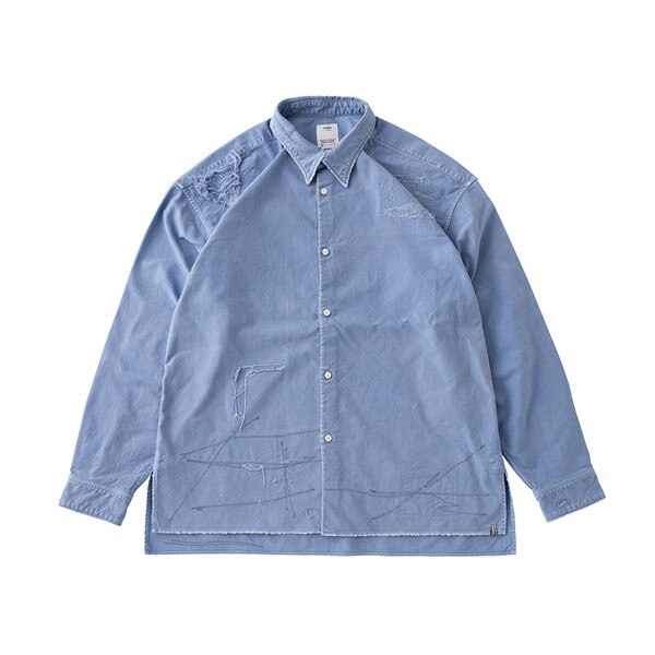 TRAVAIL SHIRT L/S CRASH | Visvim Official North American Web ｜その他