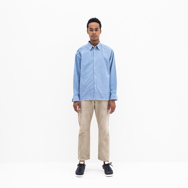 TRAVAIL SHIRT L/S CRASH | Visvim Official North American Web Store
