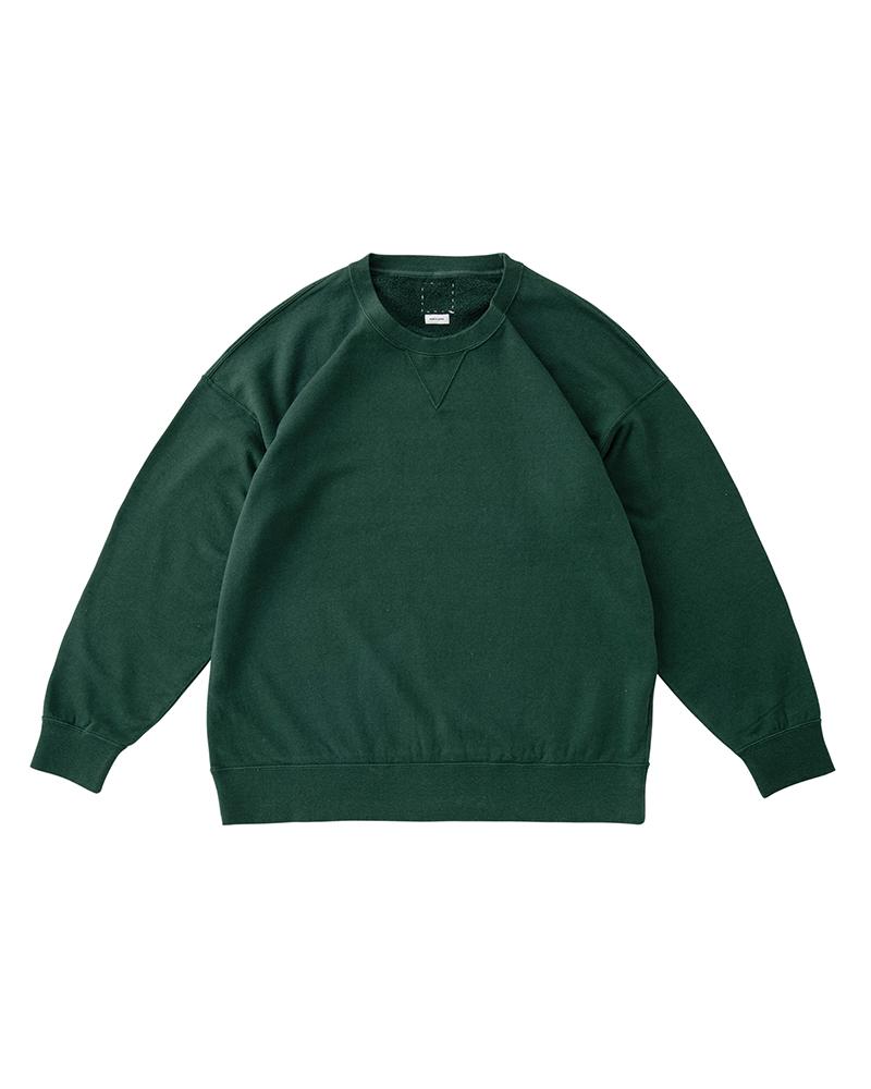 visvim☆VNTG BASIC STNCL JUMBO CREW L/S GREEN・M｜ファッション 