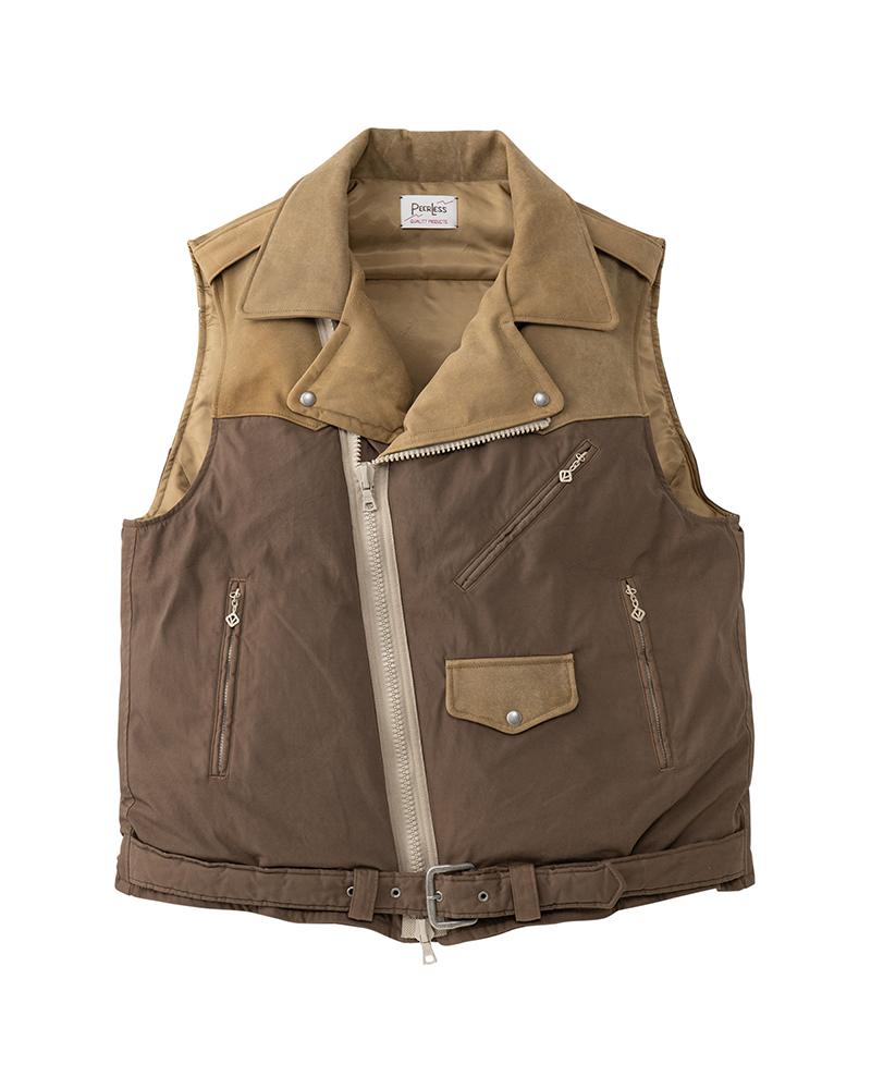 visvim TANA DEERSKIN DOWN VEST (N.D.) BE｜ファッション