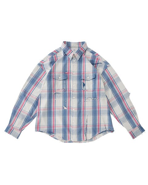 PIONEER CHECK L/S CRASH | Visvim Official North American Web Store