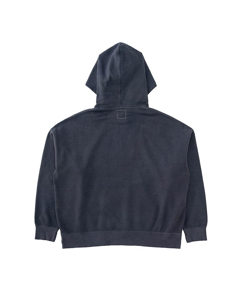 23fw visvim ICT AMPLUS SB SWEAT L/S DMGD 3番 L blue 青 クルー 