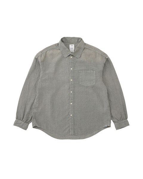 grey linen shirt