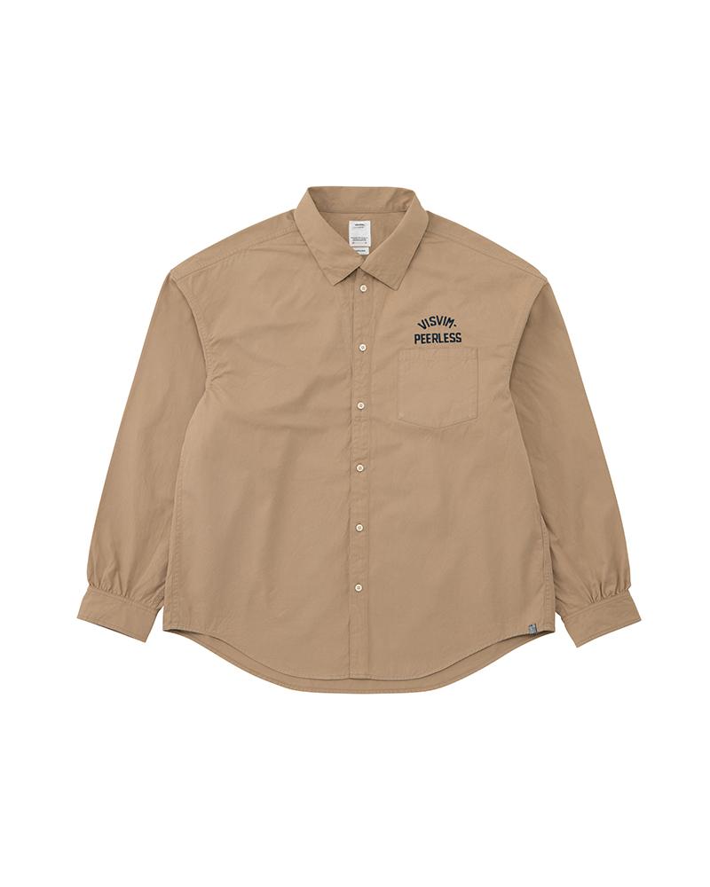 visvim PALMER SHIRT L/S LT.BROWN ③ 24ss - トップス