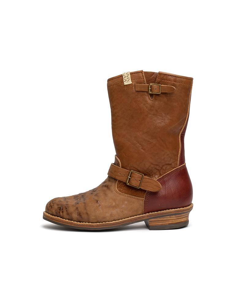VISVIM T.W.O. BOOTS-FOLK US9 DK.BROWN｜靴