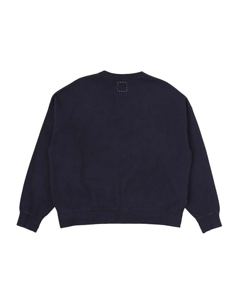 トップス visvim AMPLUS SB SWEAT L/S (U.D.) NAVY 2 AMPLUS SB SWEAT 