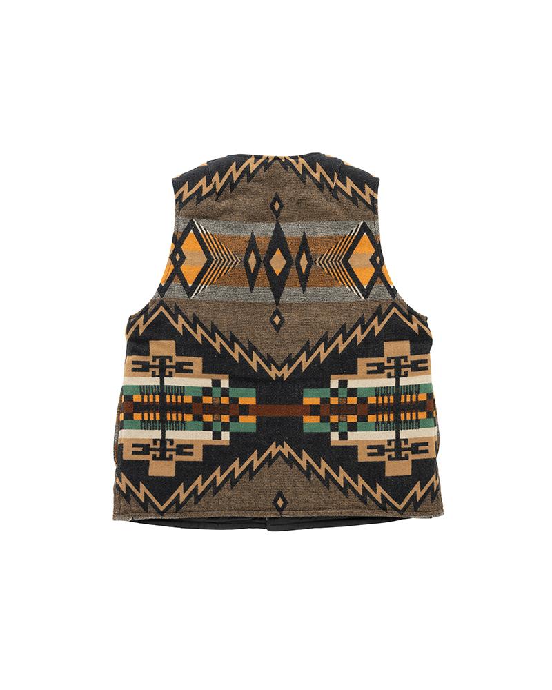 トップス visvim KORA DOWN VEST NATIVE BLANKET - トップス