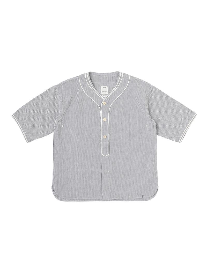 visvim DUGOUT SHIRT (INDIGO STRIPE)　size２ WHITE JUMBO TEE S⁄S (N.D.)