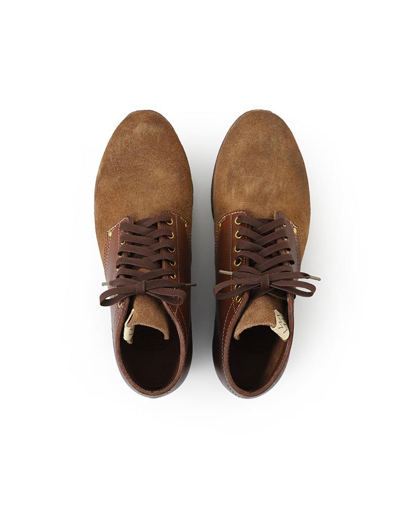 visvim 16ss BRIGADIER BOOTS MID-FOLK / BROWN / M12 / bandanakofukerchief Brigadier Boots Folk Black Suede