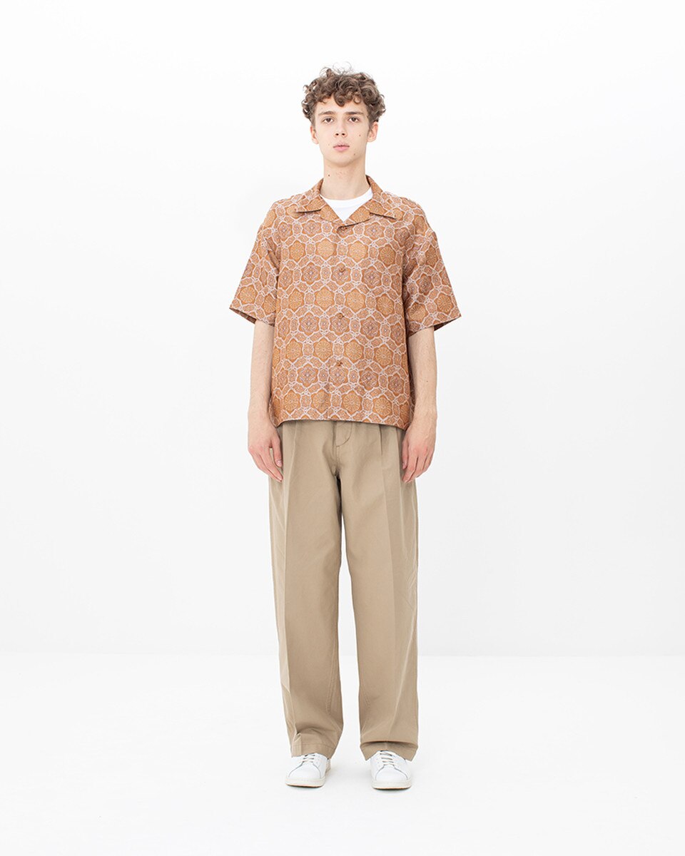 COPA SHIRT S/S JACQUARD (SILK) | Visvim Official North American 