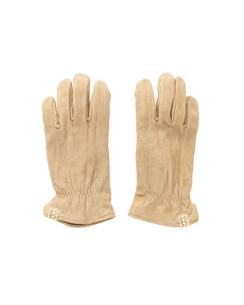 VISVIM 23FW SUEDE GLOVE S-M かすま BEIGE 手袋
