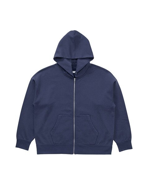 Sweat à Capuche Visvim Ultimate Jumbo Sb Bleu Marine Délavé Taille 2 - Occasion En Parfait état, Rare