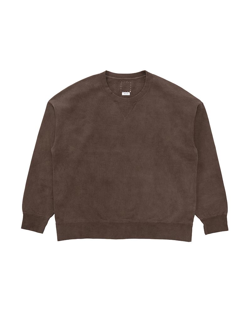 VISVIM JUMBO CREWNECK SWEAT L/S N.D. MUD 泥染め ビズビム スウェット ジャンボ 天然染色 dry iris ict SIX-FIVE FISHTAIL JOURNEYMAN