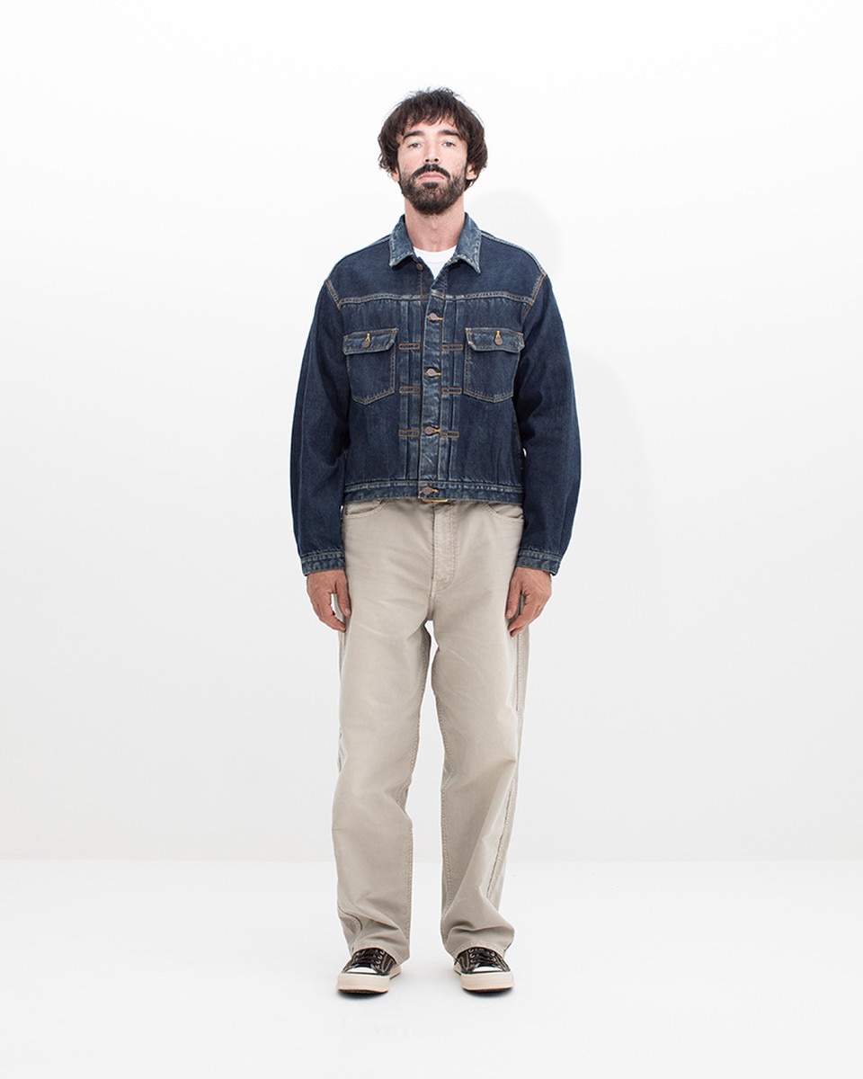 SS 101X JKT DMGD MUD OD | Visvim Official North American Web Store