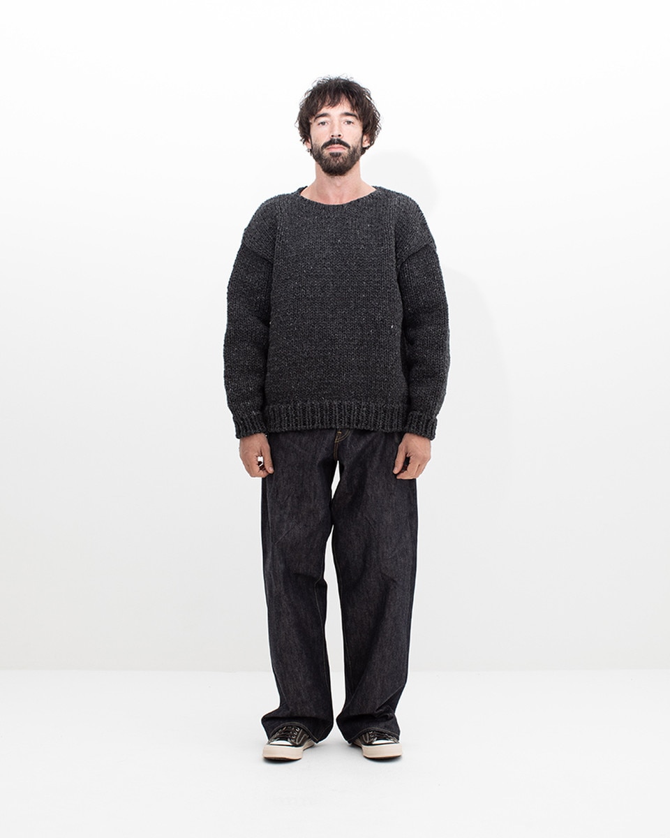 AMPLUS BOATNECK HAND KNIT | Visvim Official North American Web Store