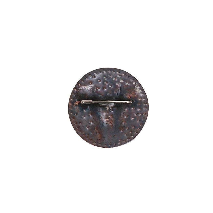 V BADGE 80MM BRONZE official product image 2