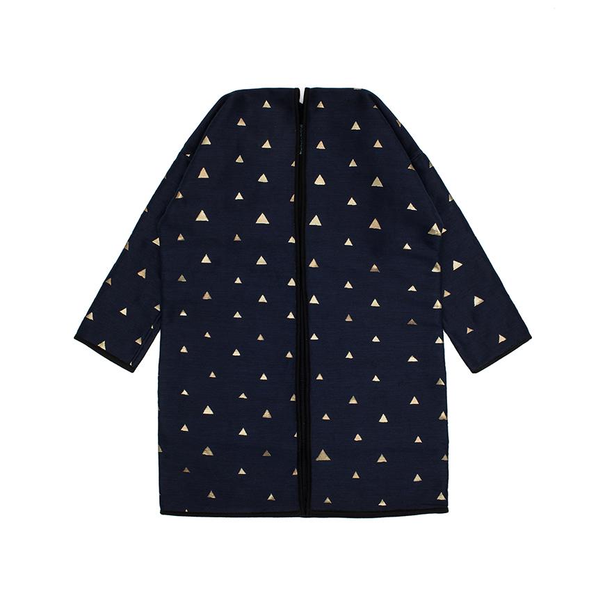 VISVIM SANJURO COAT BORDER DK.INDIGO ジャケット・アウター