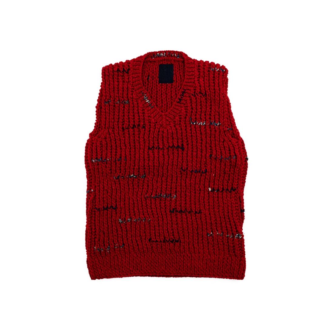 付属品有 visvim SELMER VNECK VEST UNEVENDYE｜ファッション