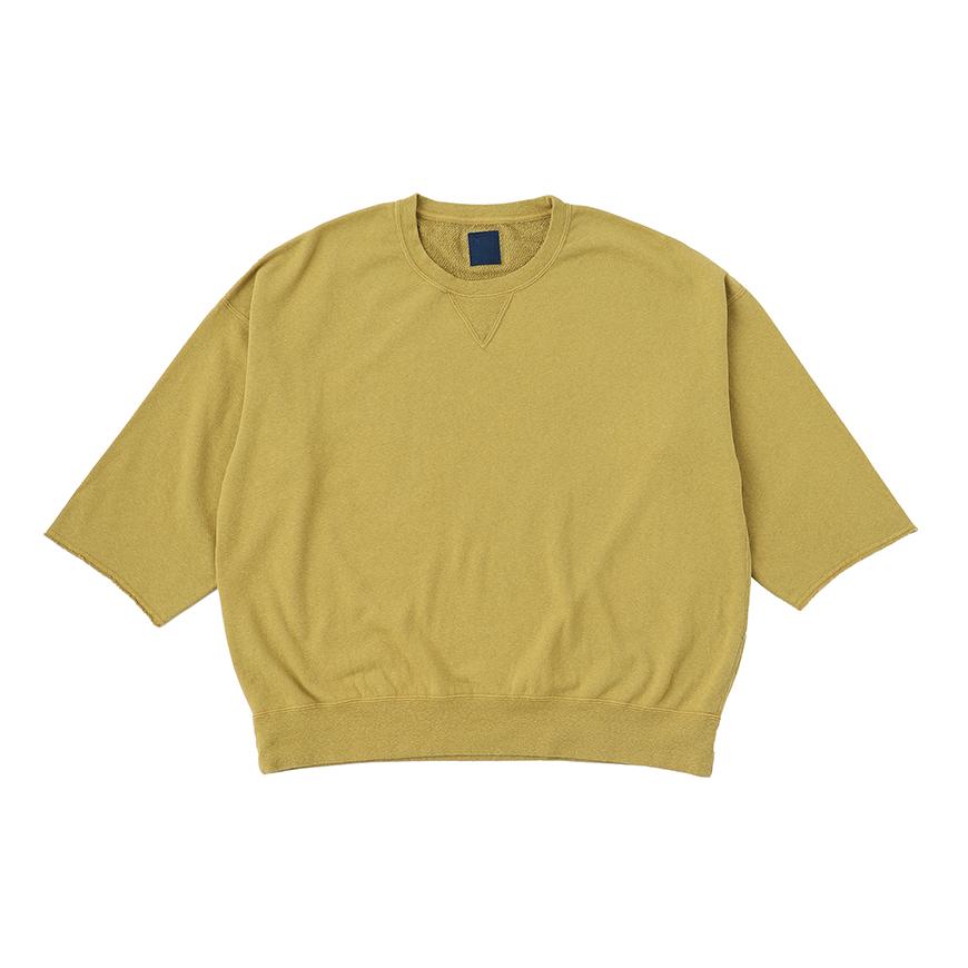 visvim” MONDO SWEAT S/L DMGD (U.D.) col.OFF.WHITE, MUSTARD ¥50,600 