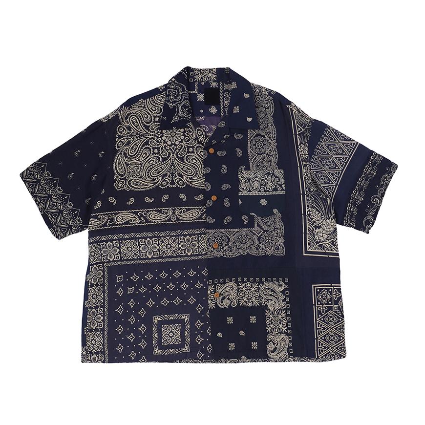 Samplekickz / MR..SK » VISIVM WALLIS SHIRT S/S IRIS (MAWATA) 24SS 