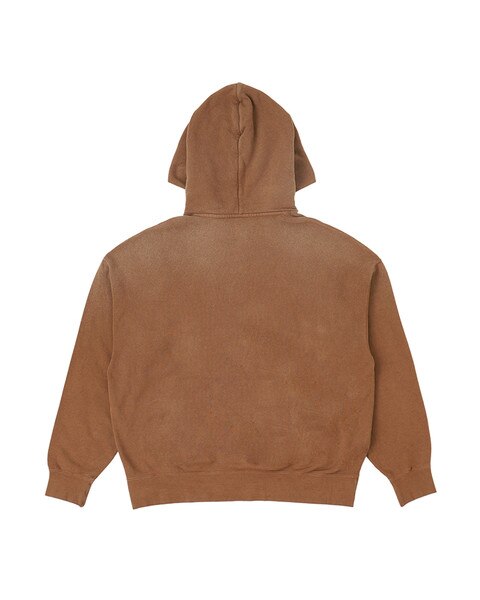 brown plain hoodie