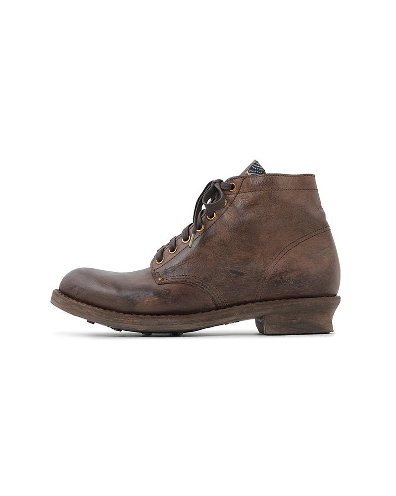visvim 16ss BRIGADIER BOOTS MID-FOLK / BROWN / M12 / bandanakofukerchief Brigadier Boots Folk Black Suede