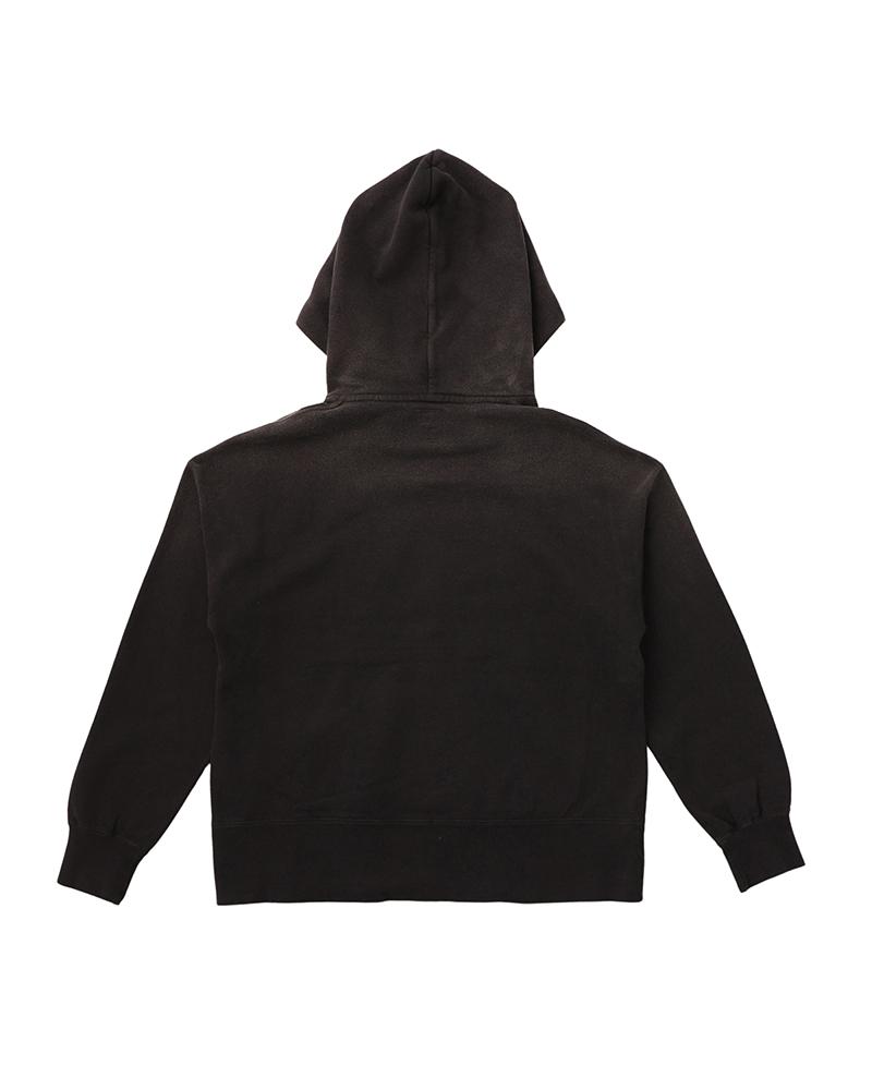 VISVIM 23SS COURT HOODIE P.O CRASH BLACK SIZE:3 0123105010019 