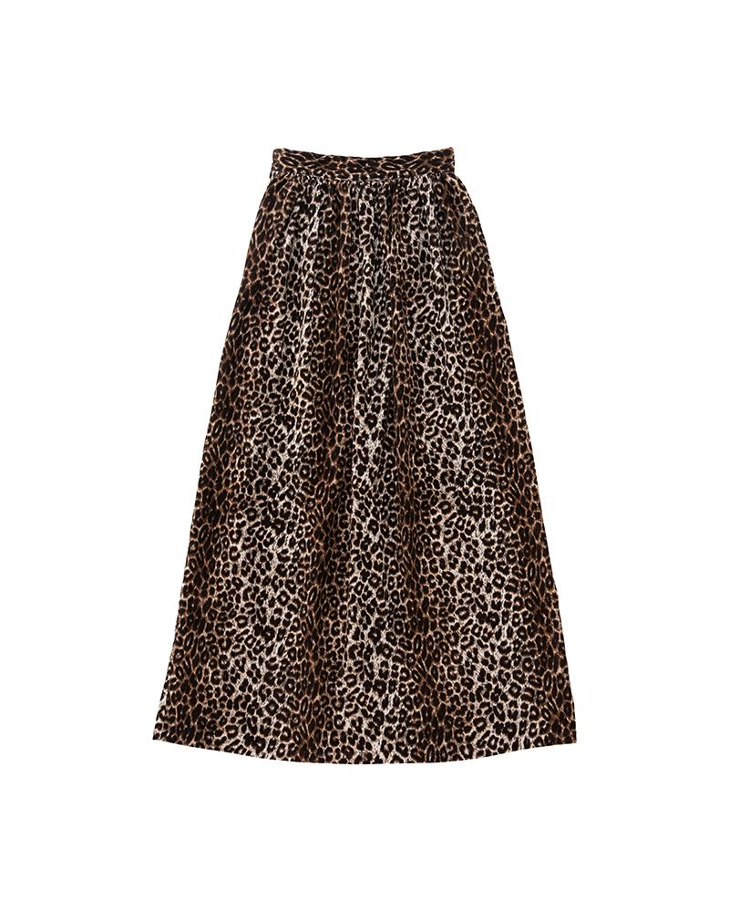 mid length leopard skirts unlimited
