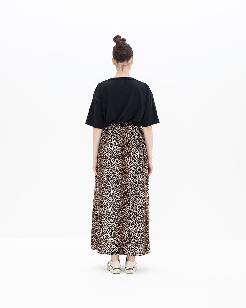 mid length leopard skirts unlimited
