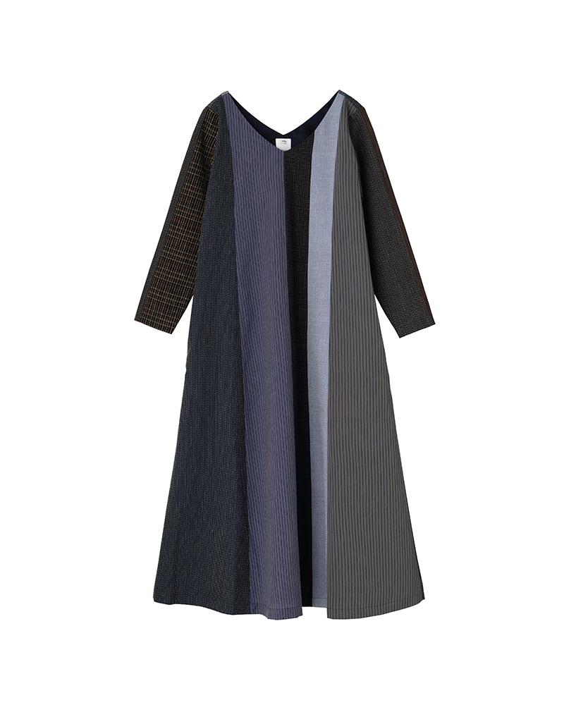 V-NECK LONG DRESS SANTOME P.W. W official product image 1