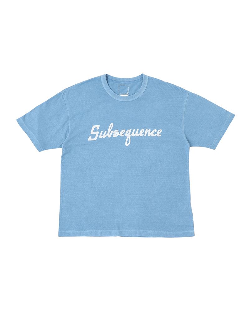 17SS visvim JUMBO TEE S/S (N.D.) INDIGO，3